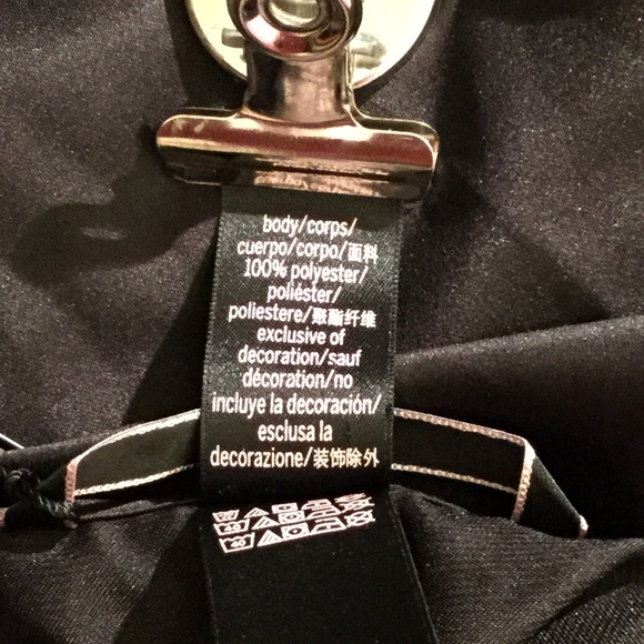 Victoria Secret black robe/swim suit cover up OS - Picture 7 of 7